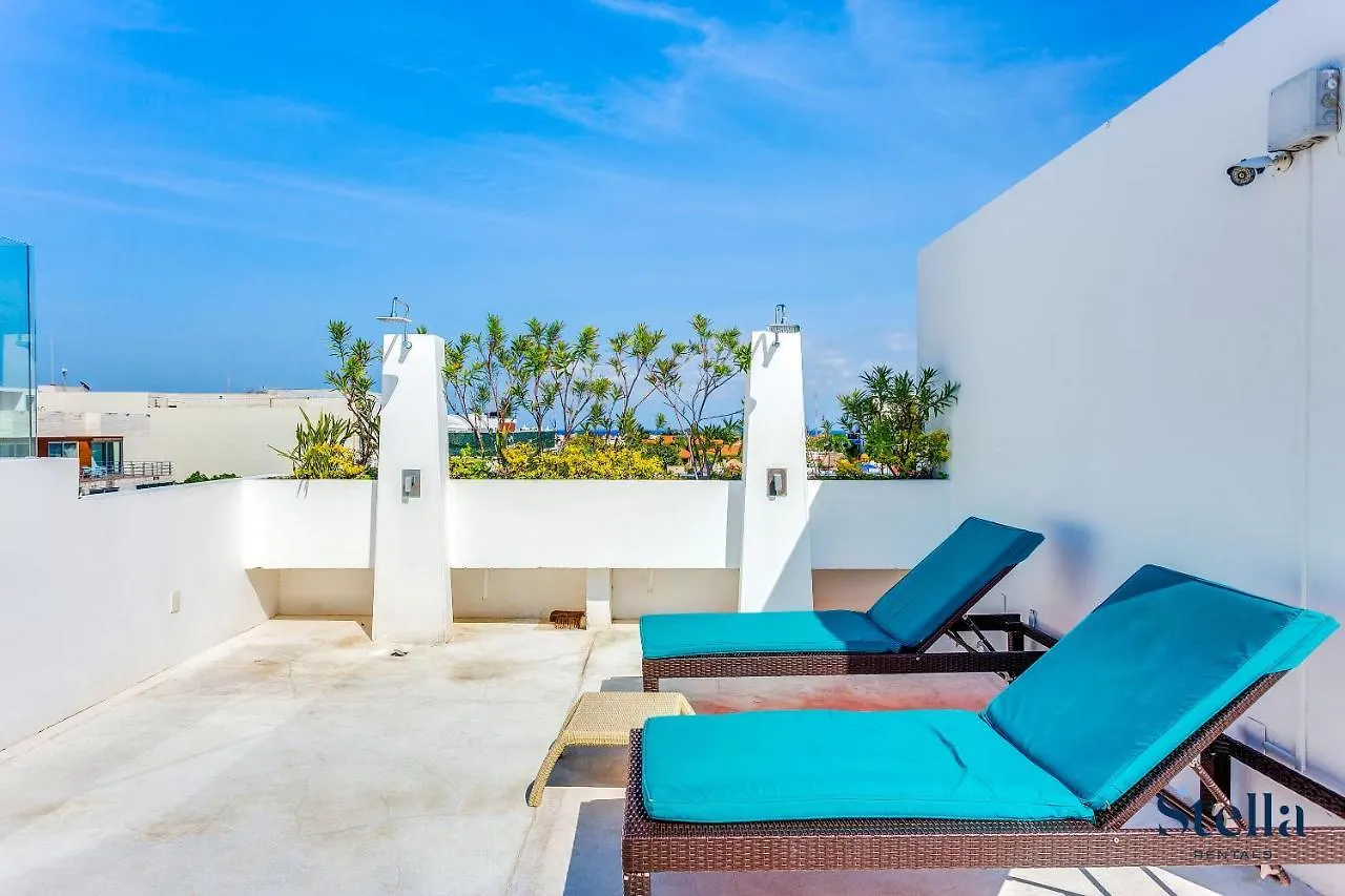 Lägenhet A-Nah Apartments, Rooftop Pool, Walking Distance To 5Th Avenue Playa del Carmen Mexiko