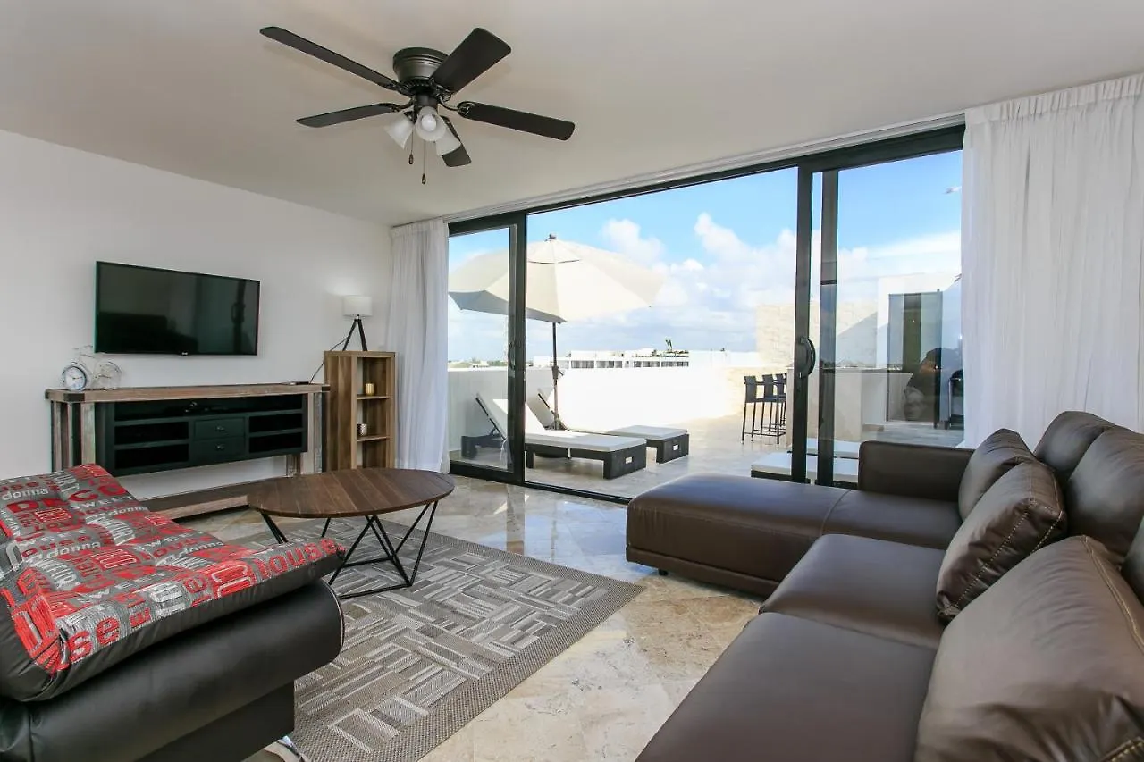 דירה פלאייה דל כרמן A-Nah Apartments, Rooftop Pool, Walking Distance To 5Th Avenue