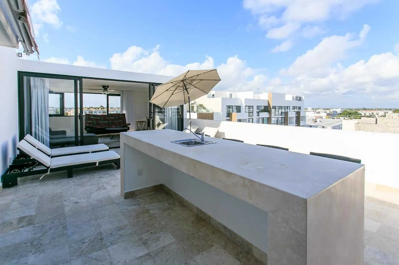 פלאייה דל כרמן A-Nah Apartments, Rooftop Pool, Walking Distance To 5Th Avenue מקסיקו